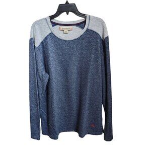 Tommy Bahama Sweatshirt Men XL Blue Lounge Island Sleepwear Pullover Cotton Poly